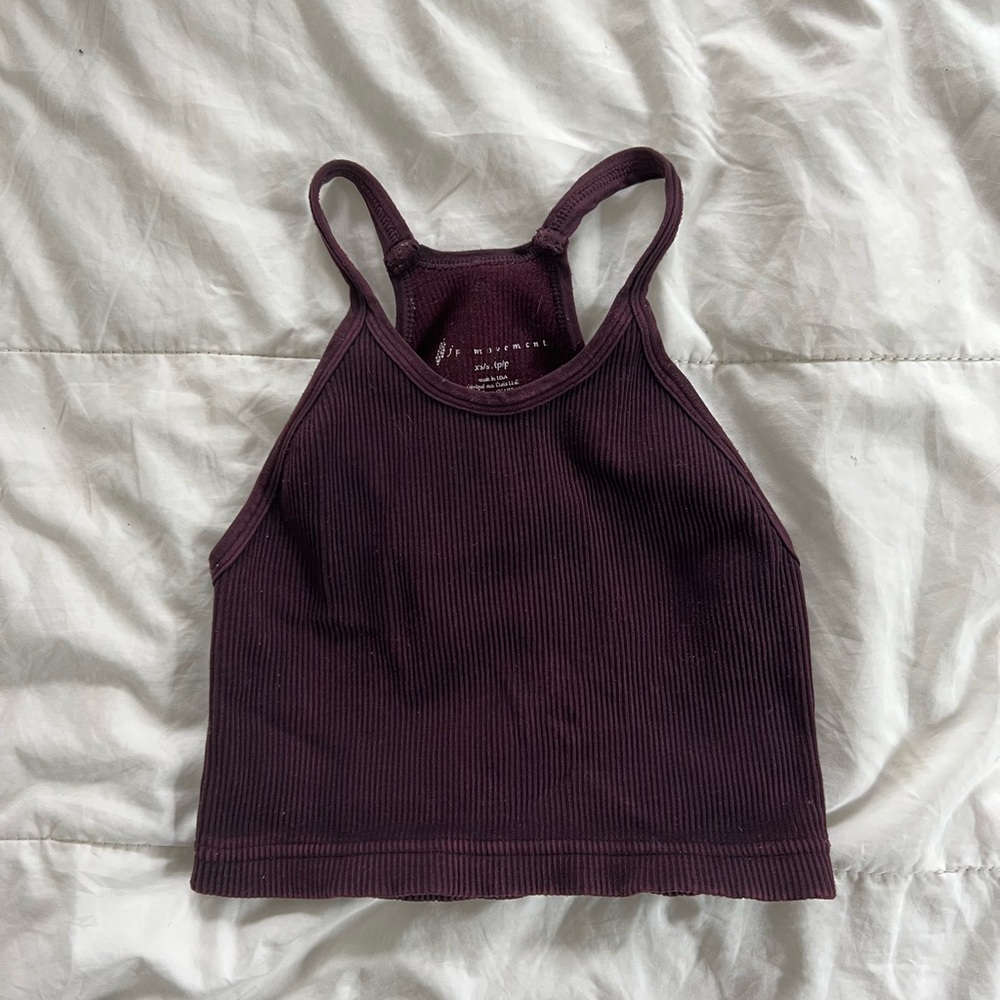 Happiness Runs Crop Tank